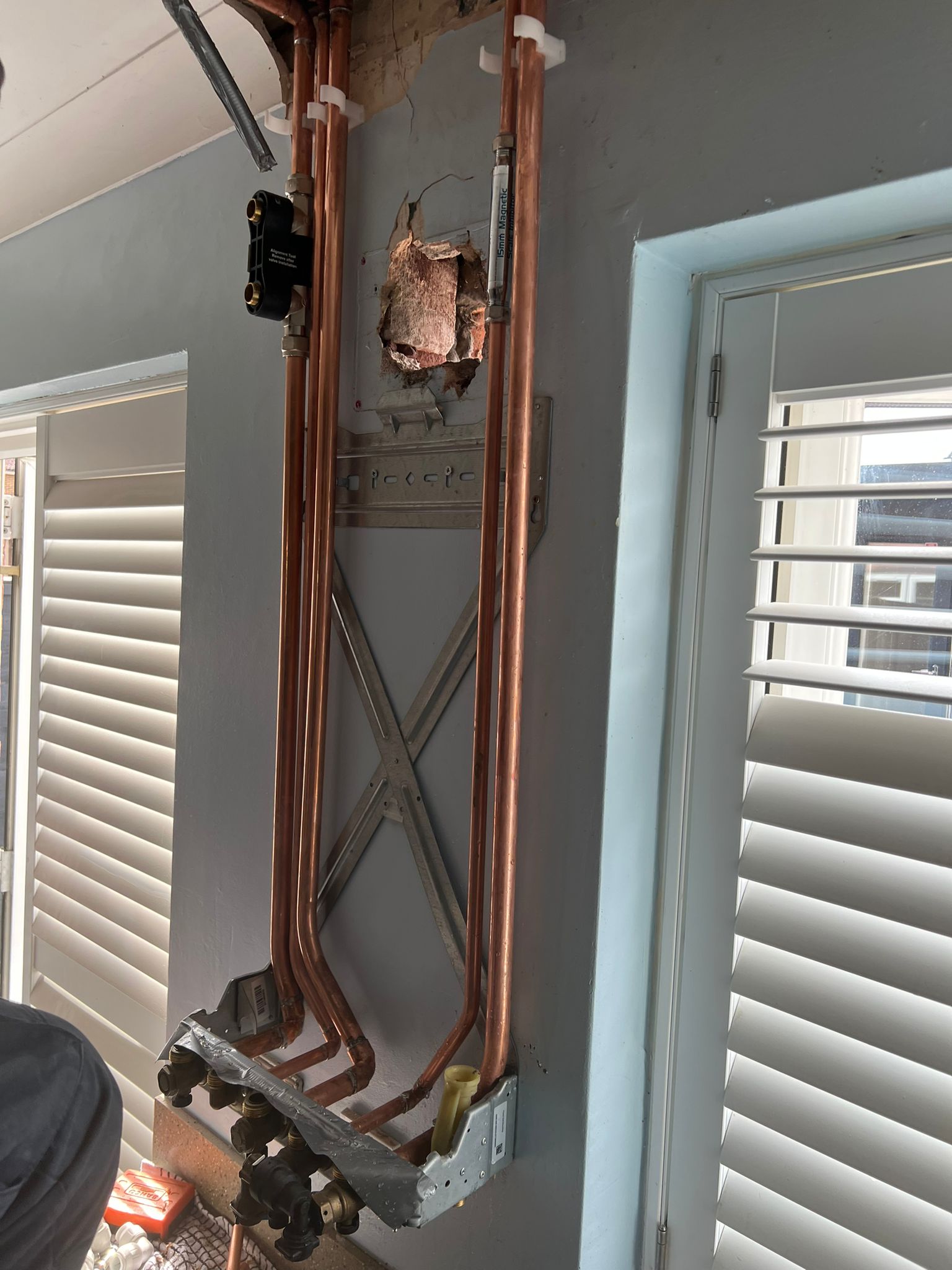 Boiler installation on da12